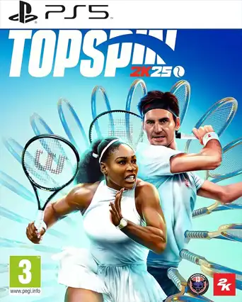 עטיפת המשחק TopSpin 2K25 לסוני פלייסטיישן 5
