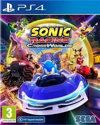 עטיפת המשחק Sonic Racing CrossWorlds לסוני פלייסטיישן 4