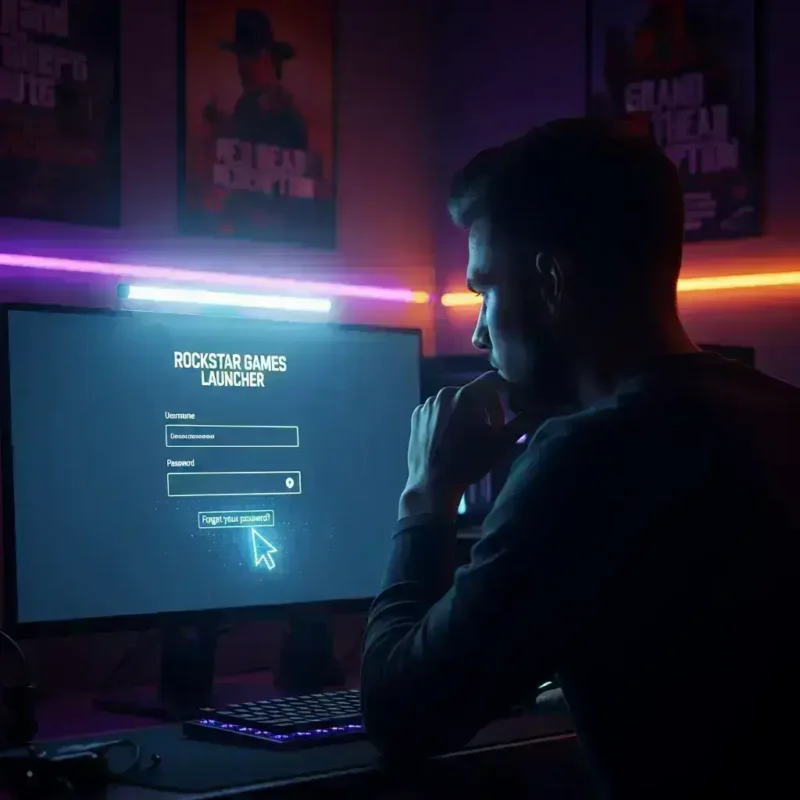 איך משחזרים סיסמא ברוקסטאר לאנצ'ר (Rockstar Launcher)?