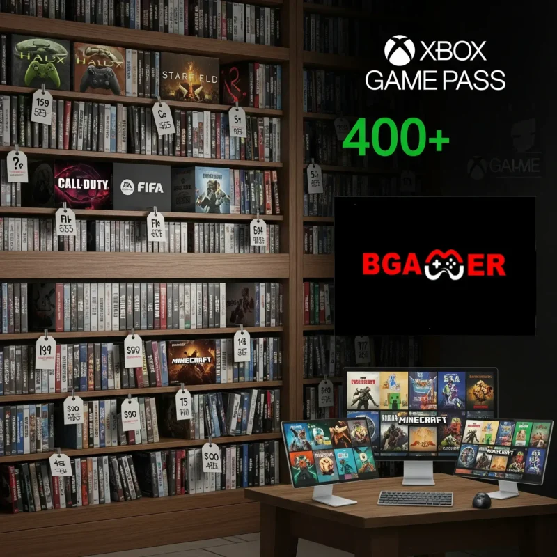 תמונה ראשית מתוך הכתבה המסבירה על ספריית משחקים לאקסבוקס עם 400+ משחקים במחירים מצחיקים